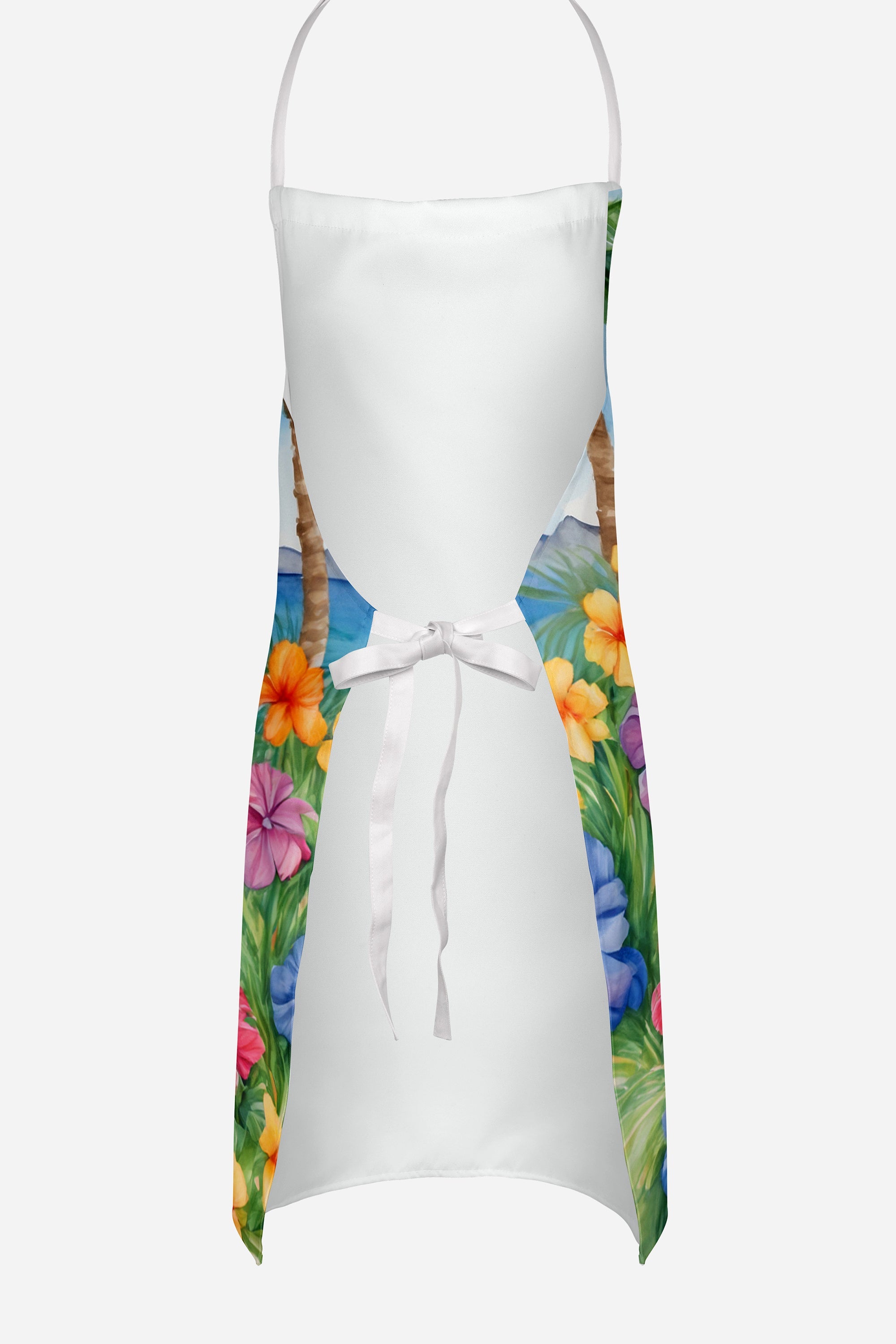 Affenpinscher Luau Apron Cooking Kitchen Server Baking Crafts Gardening for Adult Women Men, Unisex, Large, Multicolor