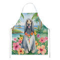 Afghan Hound Luau Apron Cooking Kitchen Server Baking Crafts Gardening for Adult Women Men, Unisex, Large, Multicolor
