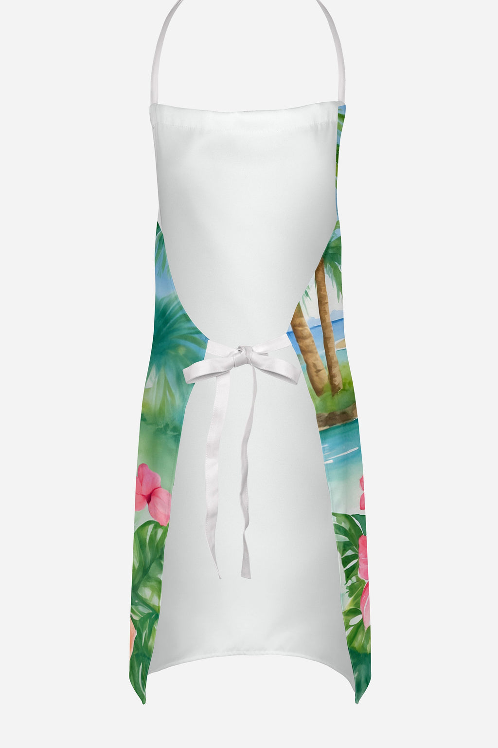 Afghan Hound Luau Apron Cooking Kitchen Server Baking Crafts Gardening for Adult Women Men, Unisex, Large, Multicolor