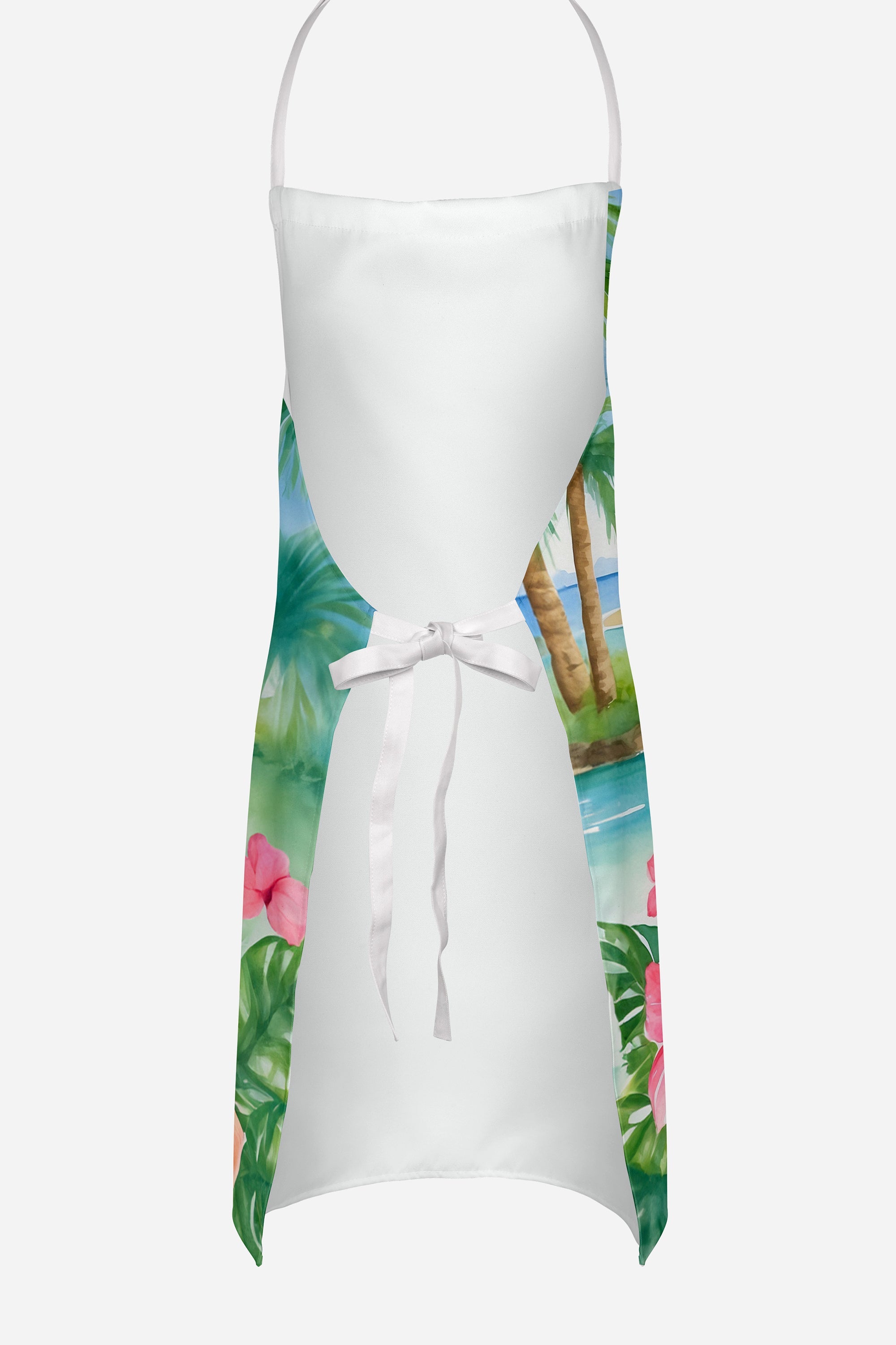 Afghan Hound Luau Apron Cooking Kitchen Server Baking Crafts Gardening for Adult Women Men, Unisex, Large, Multicolor