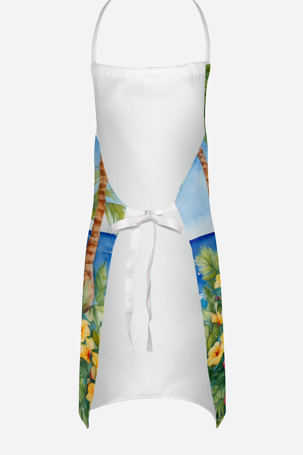American Bulldog Luau Apron Cooking Kitchen Server Baking Crafts Gardening for Adult Women Men, Unisex, Large, Multicolor