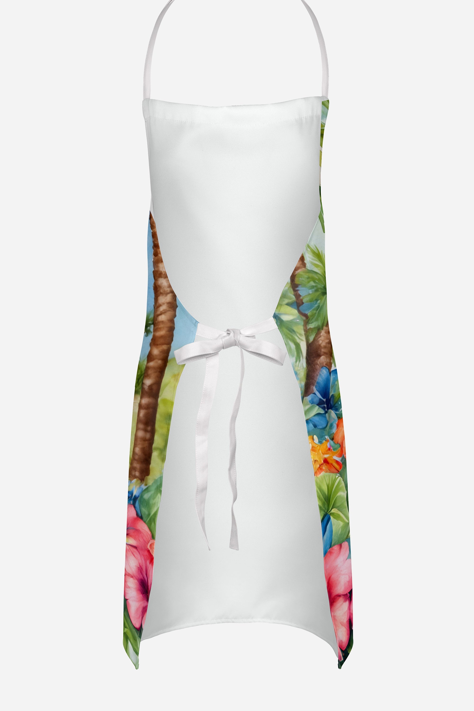 American English Coonhound Luau Apron Cooking Kitchen Server Baking Crafts Gardening for Adult Women Men, Unisex, Large, Multicolor