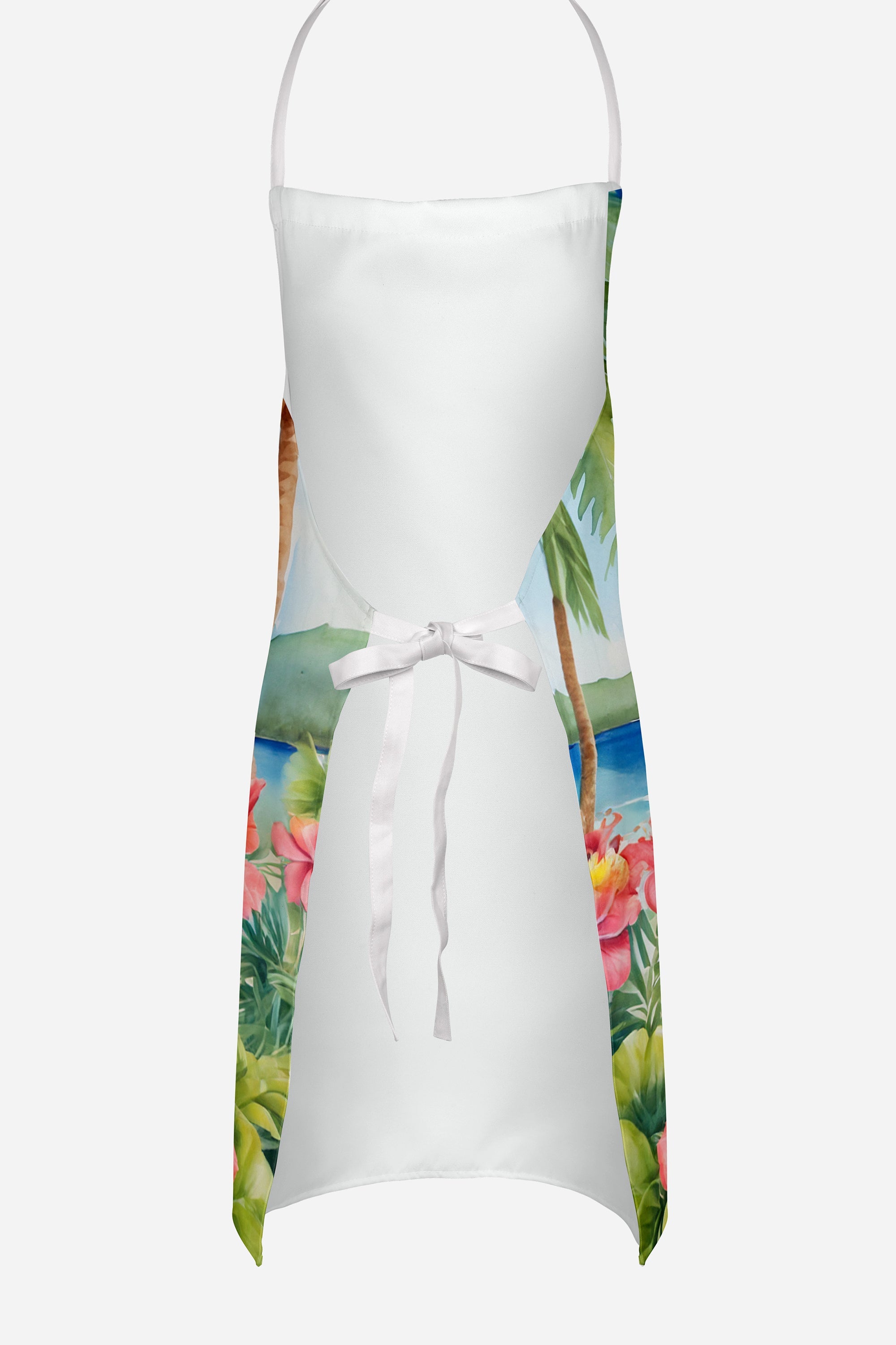 American Water Spaniel Luau Apron Cooking Kitchen Server Baking Crafts Gardening for Adult Women Men, Unisex, Large, Multicolor