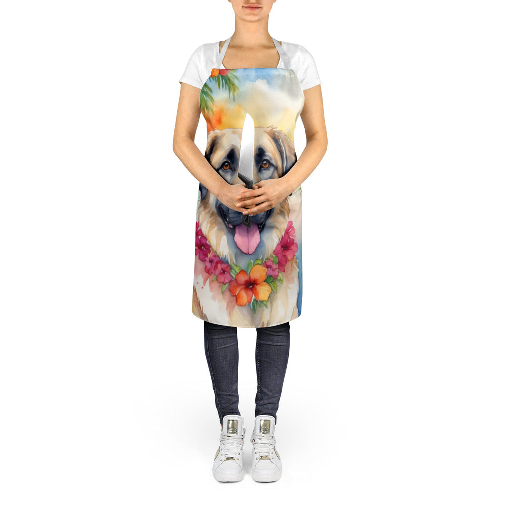 Anatolian Shepherd Luau Apron Cooking Kitchen Server Baking Crafts Gardening for Adult Women Men, Unisex, Large, Multicolor
