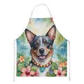 Australian Cattle Dog Luau Apron Cooking Kitchen Server Baking Crafts Gardening for Adult Women Men, Unisex, Large, Multicolor