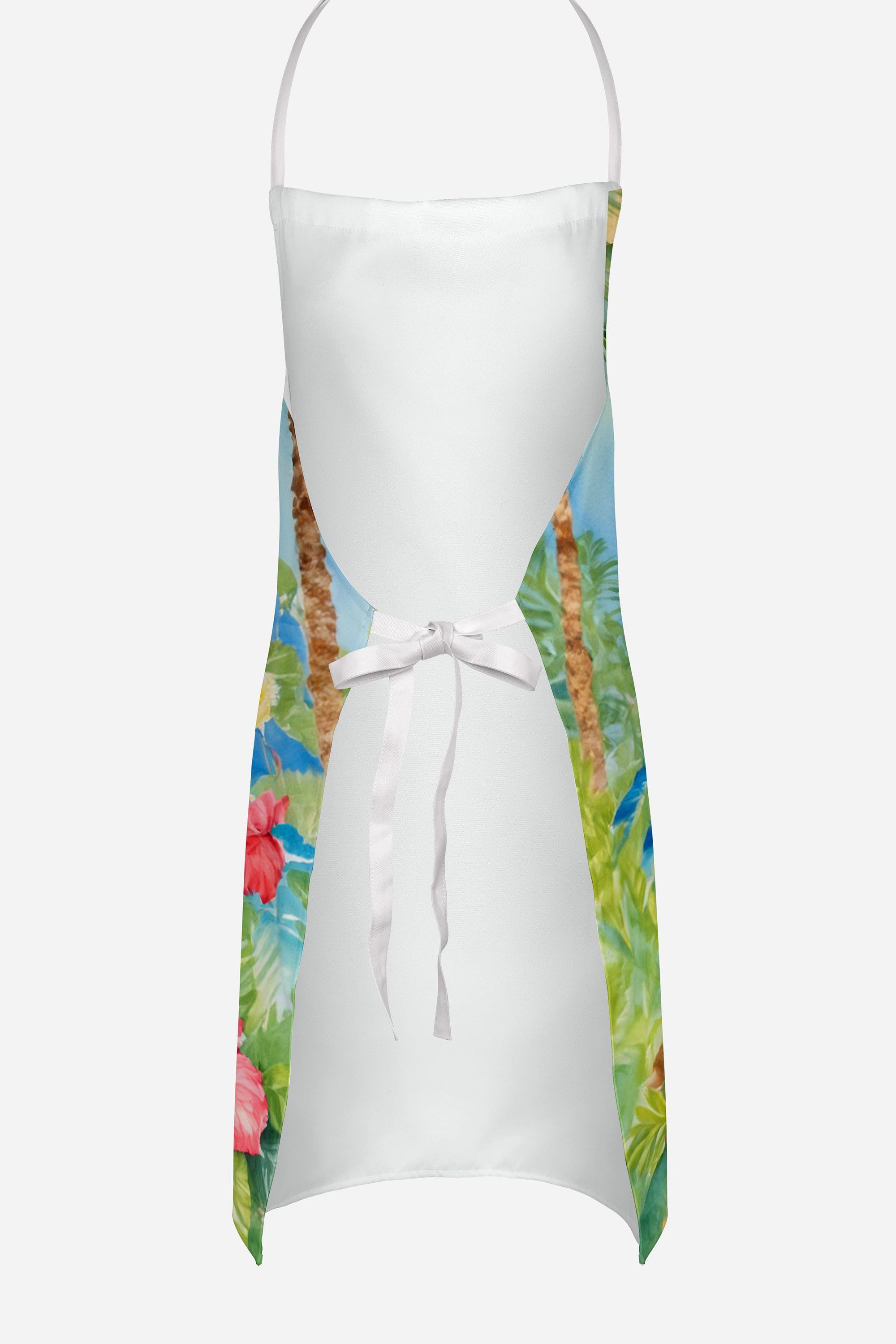 Bergamasco Sheepdog Luau Apron Cooking Kitchen Server Baking Crafts Gardening for Adult Women Men, Unisex, Large, Multicolor