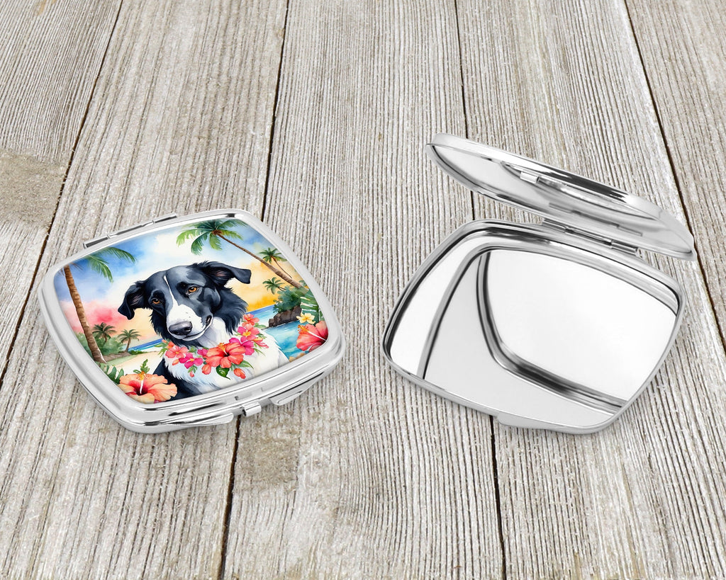 Borzoi Luau Compact Mirror Decorative Travel Makeup Mirror for Women Girls Gifts Pocket Makeup Mirror Folding Handheld