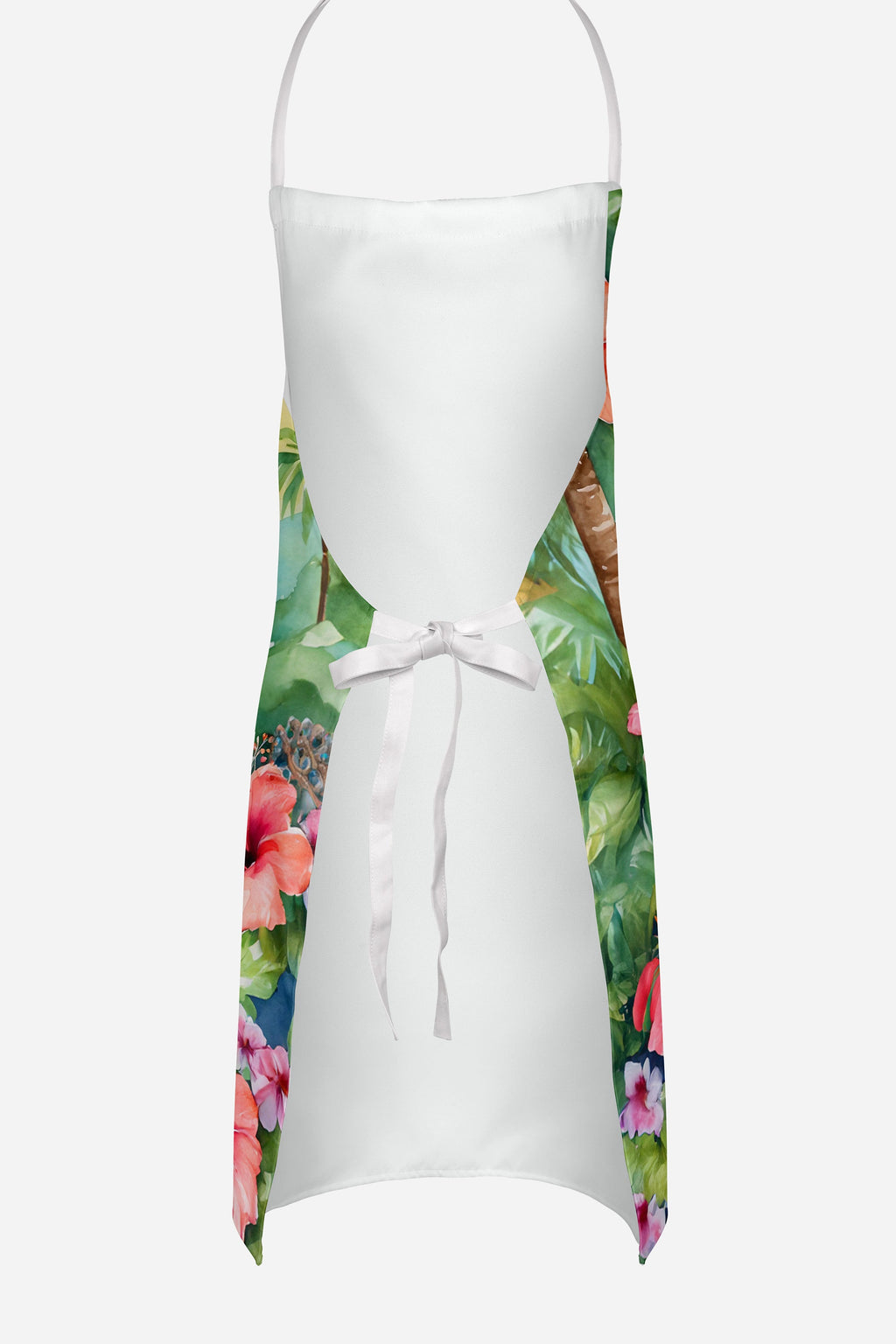 Borzoi Luau Apron Cooking Kitchen Server Baking Crafts Gardening for Adult Women Men, Unisex, Large, Multicolor