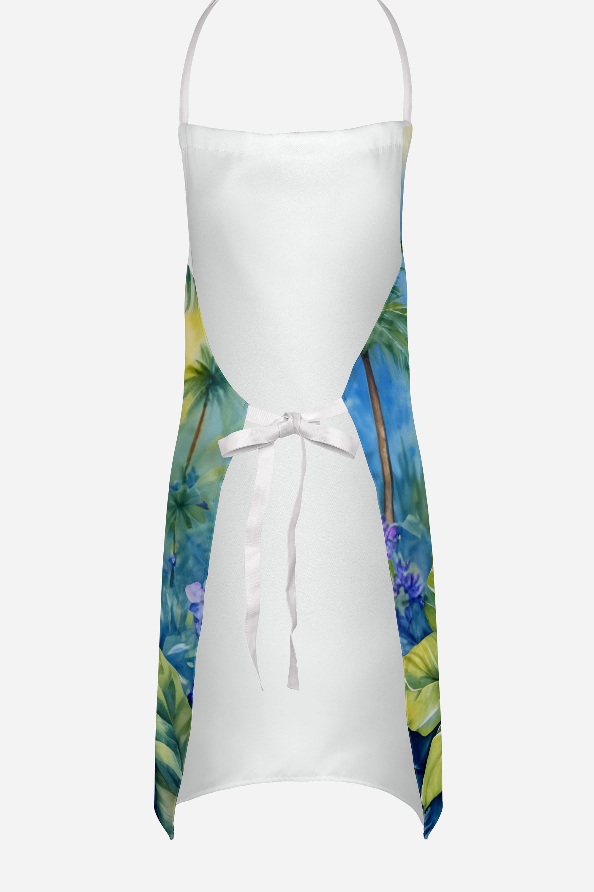 White Boxer Luau Apron Cooking Kitchen Server Baking Crafts Gardening for Adult Women Men, Unisex, Large, Multicolor