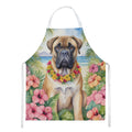 Bullmastiff Luau Apron Cooking Kitchen Server Baking Crafts Gardening for Adult Women Men, Unisex, Large, Multicolor