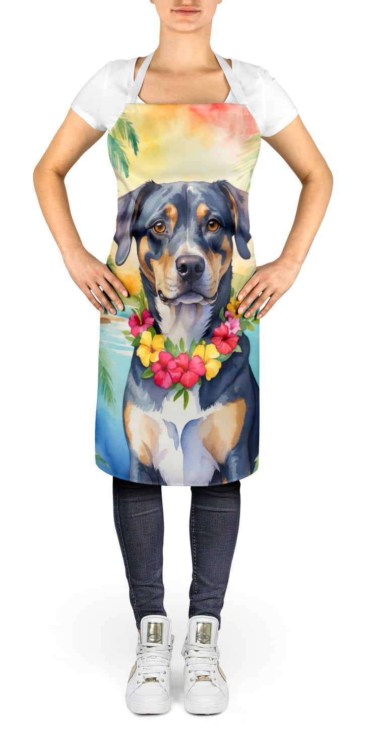 Catahoula Luau Apron Cooking Kitchen Server Baking Crafts Gardening for Adult Women Men, Unisex, Large, Multicolor