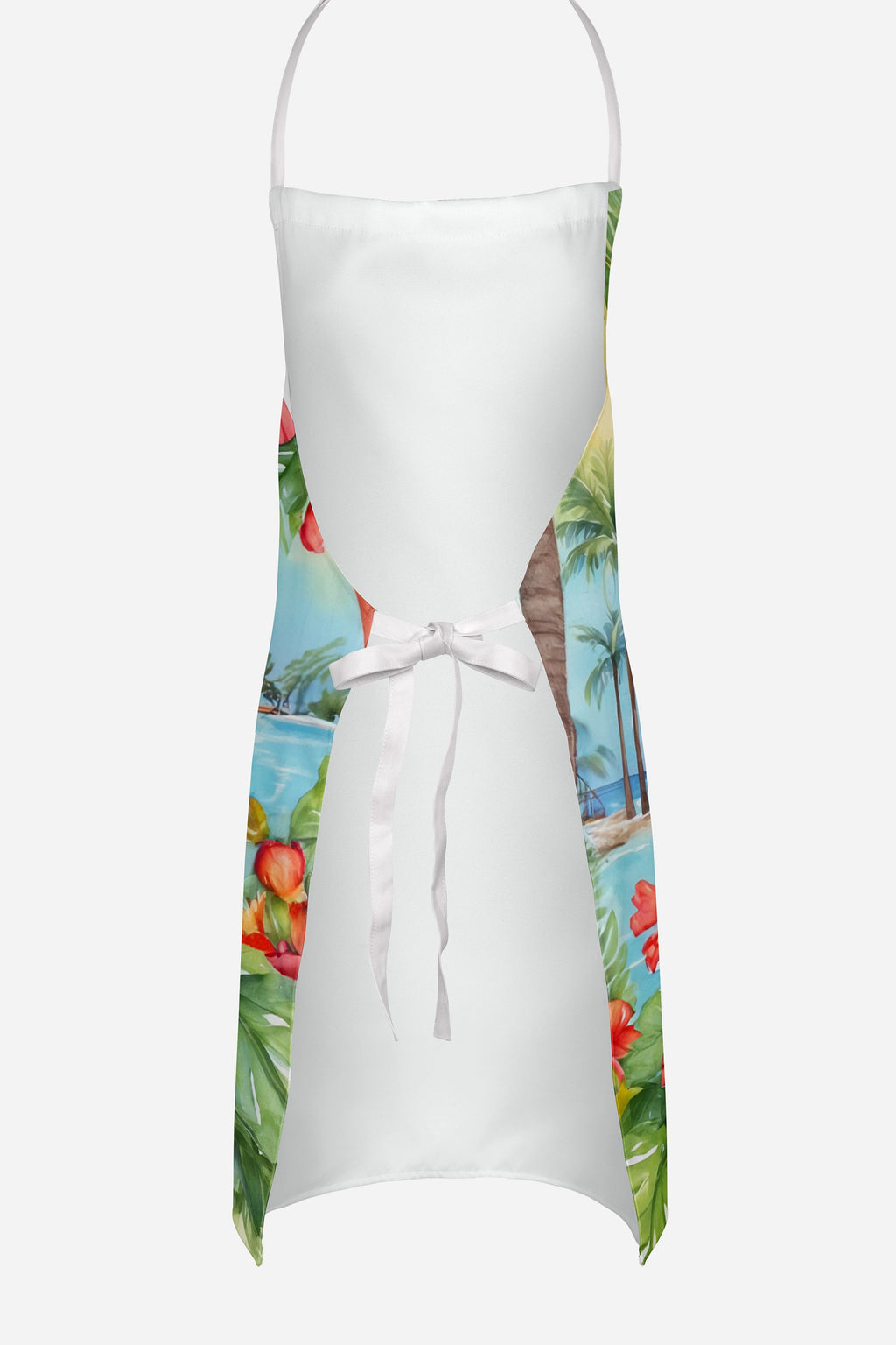 Cavalier Spaniel Luau Apron Cooking Kitchen Server Baking Crafts Gardening for Adult Women Men, Unisex, Large, Multicolor
