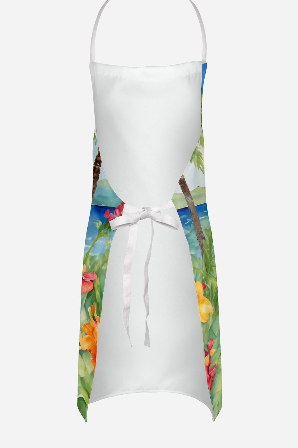 Chesapeake Bay Retriever Luau Apron Cooking Kitchen Server Baking Crafts Gardening for Adult Women Men, Unisex, Large, Multicolor