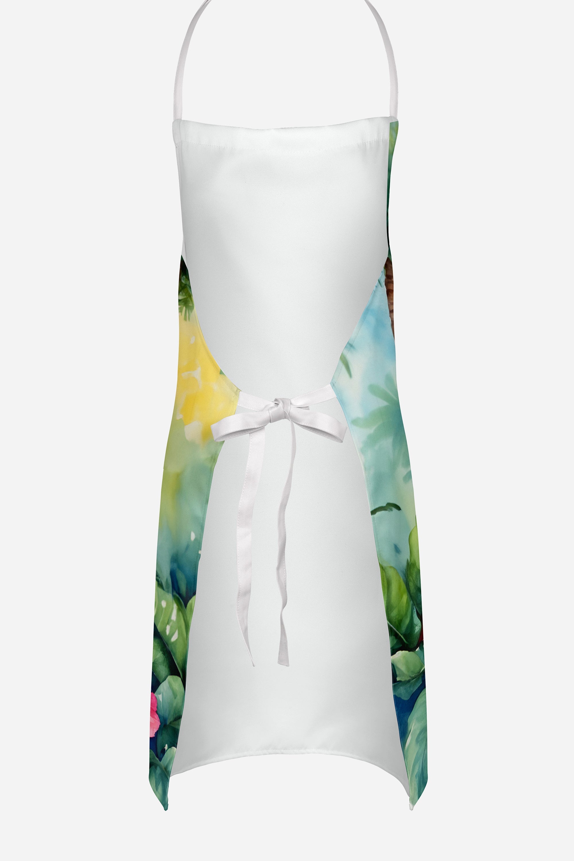 Chihuahua Luau Apron Cooking Kitchen Server Baking Crafts Gardening for Adult Women Men, Unisex, Large, Multicolor