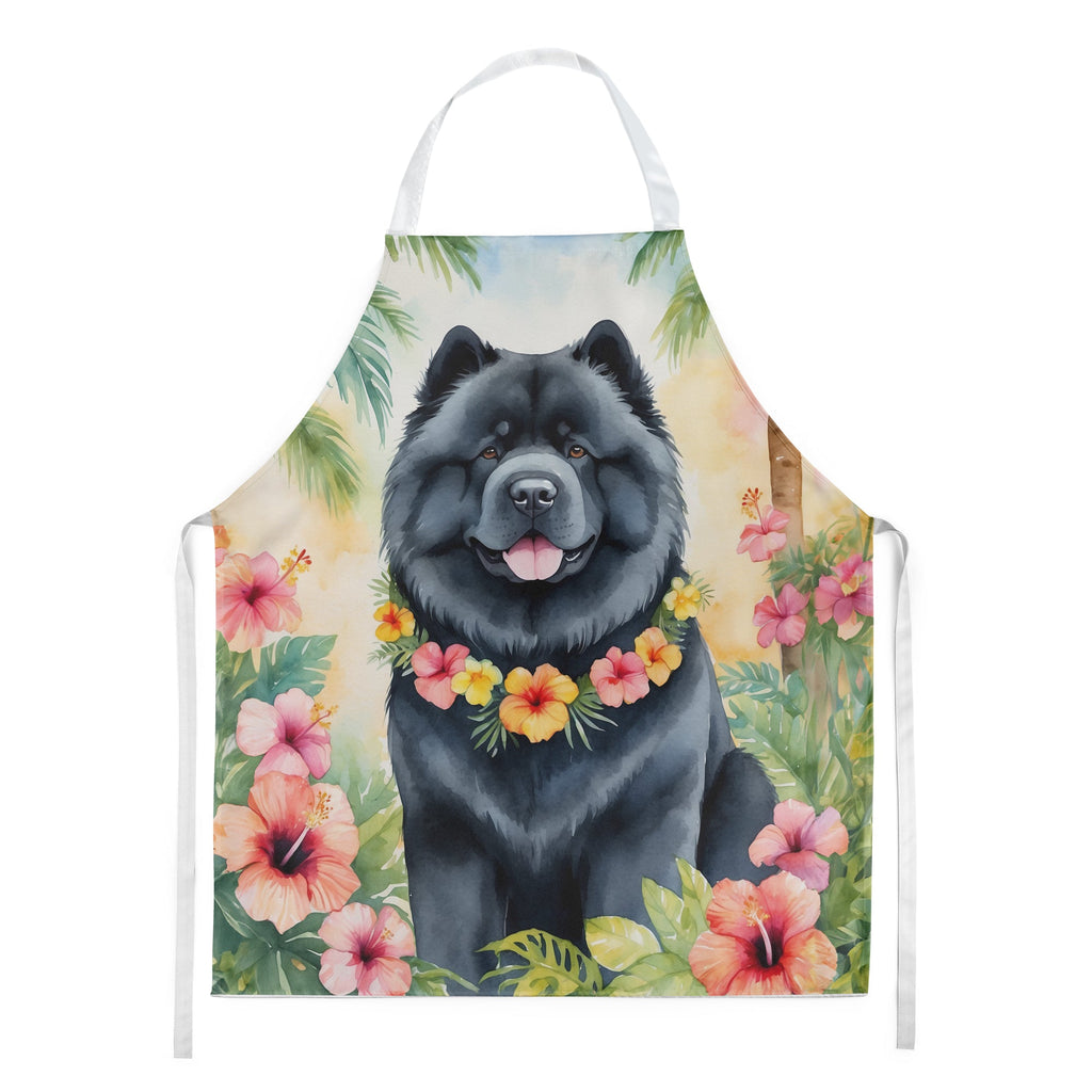 Chow Chow Luau Apron Cooking Kitchen Server Baking Crafts Gardening for Adult Women Men, Unisex, Large, Multicolor