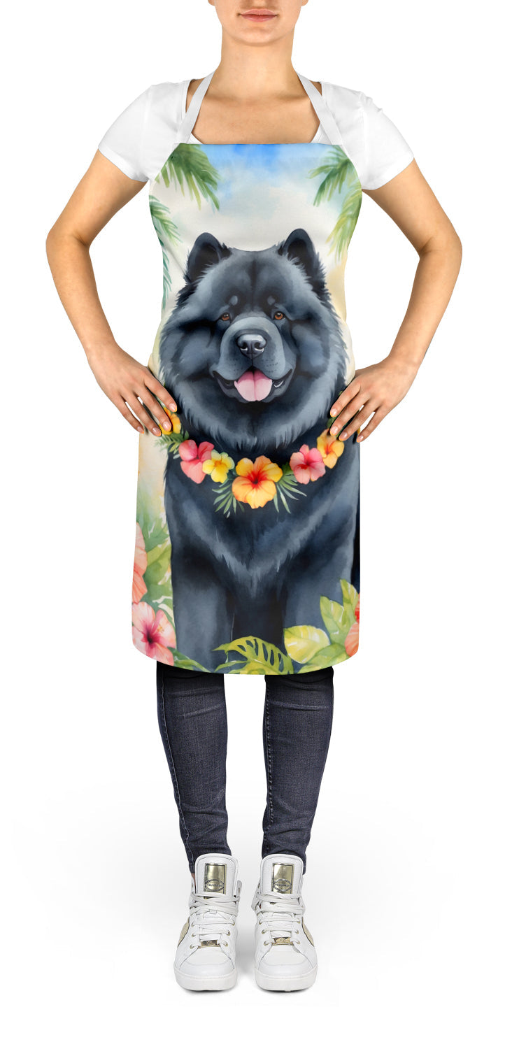 Chow Chow Luau Apron Cooking Kitchen Server Baking Crafts Gardening for Adult Women Men, Unisex, Large, Multicolor