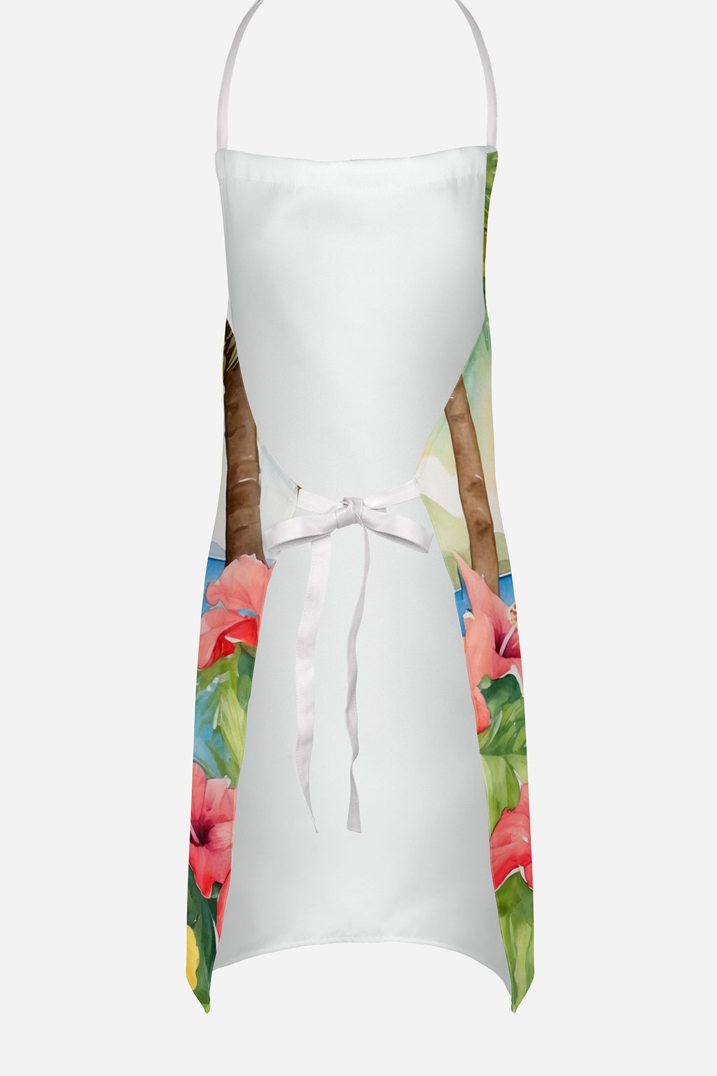 Cocker Spaniel Luau Apron Cooking Kitchen Server Baking Crafts Gardening for Adult Women Men, Unisex, Large, Multicolor