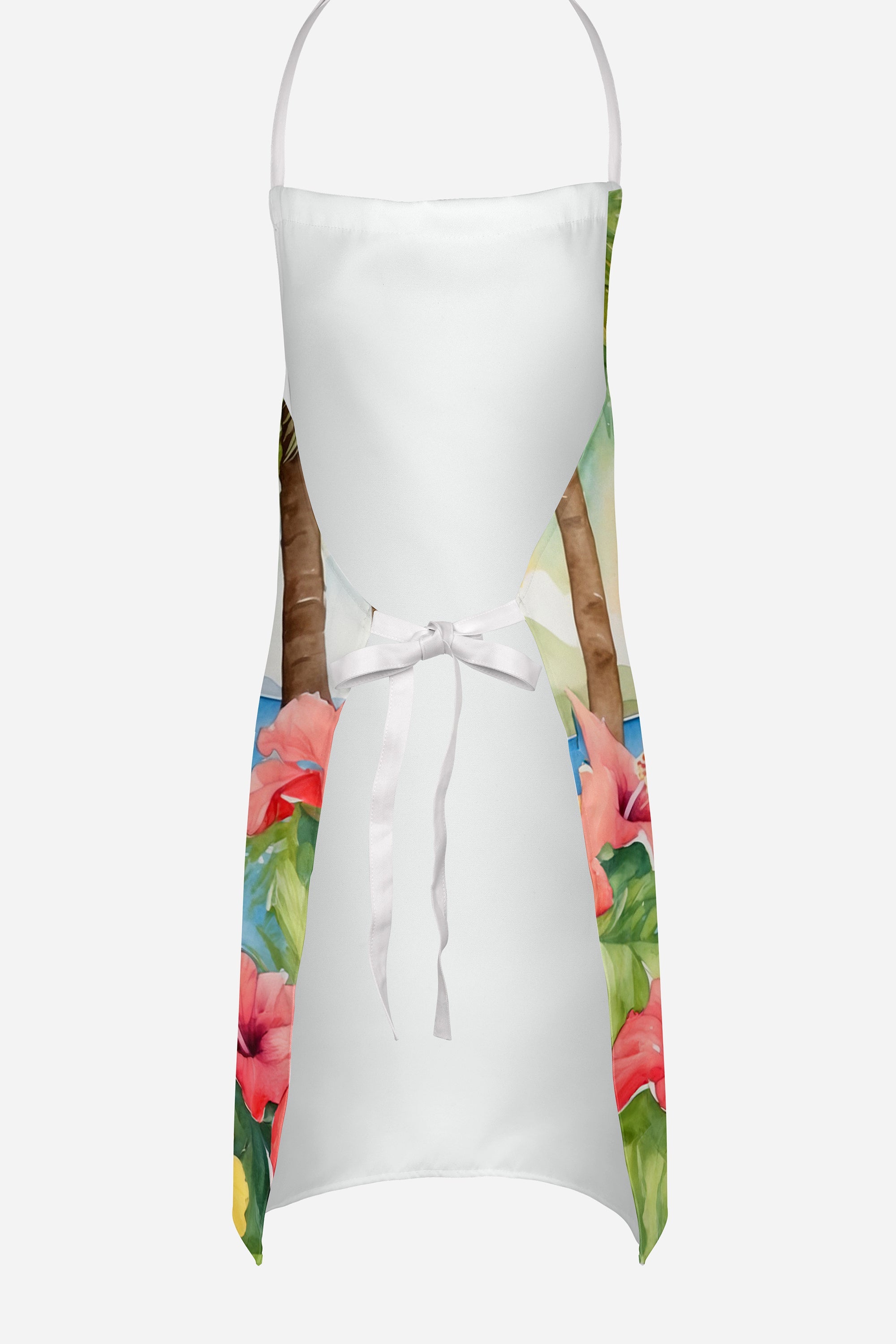 Cocker Spaniel Luau Apron Cooking Kitchen Server Baking Crafts Gardening for Adult Women Men, Unisex, Large, Multicolor
