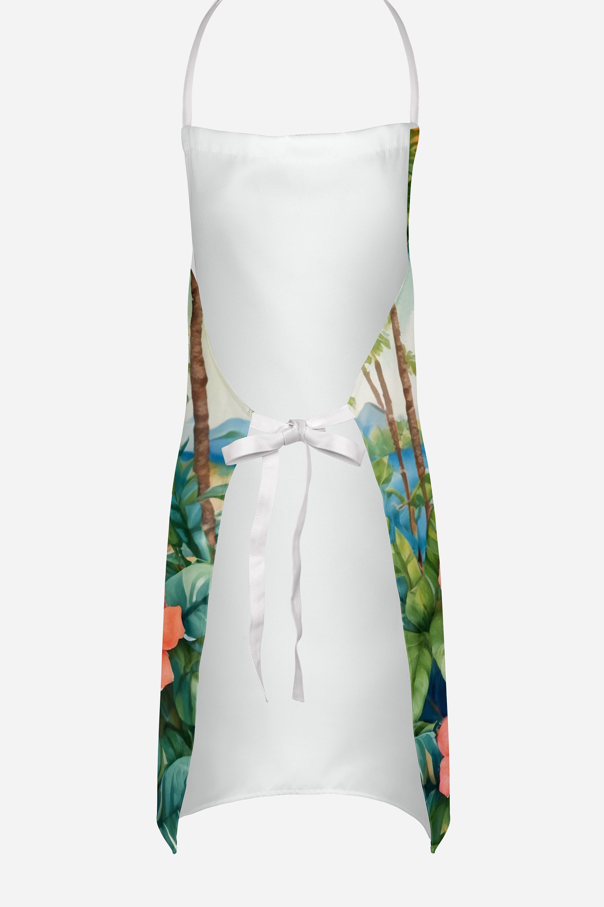 Dachshund Luau Apron Cooking Kitchen Server Baking Crafts Gardening for Adult Women Men, Unisex, Large, Multicolor