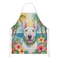English Bull Terrier Luau Apron Cooking Kitchen Server Baking Crafts Gardening for Adult Women Men, Unisex, Large, Multicolor