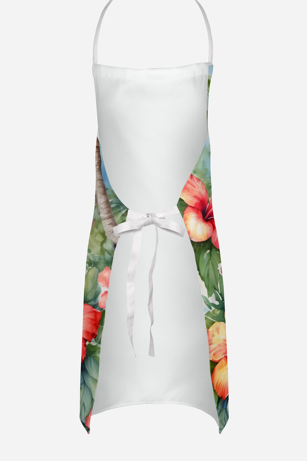 English Foxhound Luau Apron Cooking Kitchen Server Baking Crafts Gardening for Adult Women Men, Unisex, Large, Multicolor