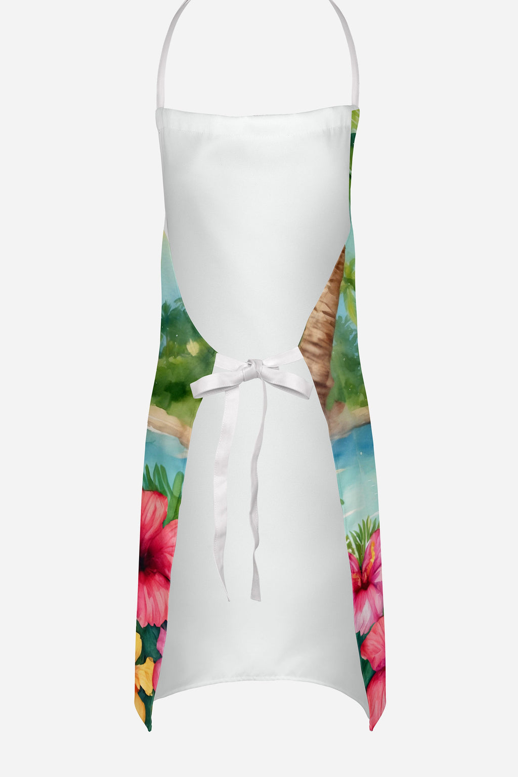 Golden Retriever Luau Apron Cooking Kitchen Server Baking Crafts Gardening for Adult Women Men, Unisex, Large, Multicolor