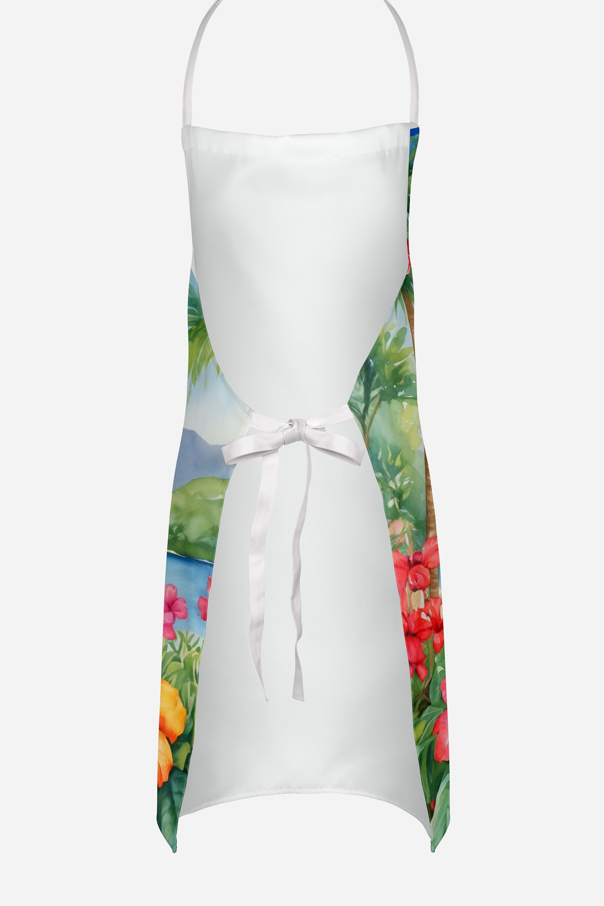 Greater Swiss Mountain Dog Luau Apron Cooking Kitchen Server Baking Crafts Gardening for Adult Women Men, Unisex, Large, Multicolor