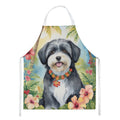 Havanese Luau Apron Cooking Kitchen Server Baking Crafts Gardening for Adult Women Men, Unisex, Large, Multicolor