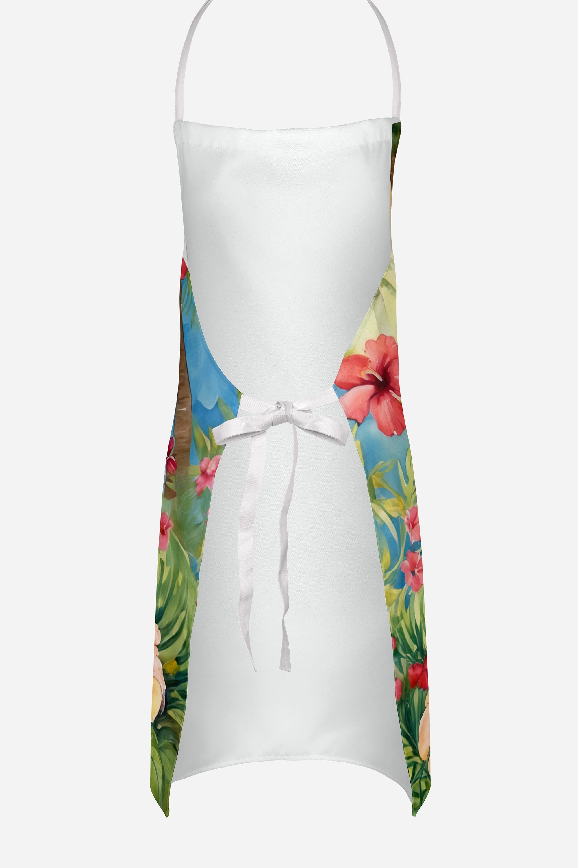 Havanese Luau Apron Cooking Kitchen Server Baking Crafts Gardening for Adult Women Men, Unisex, Large, Multicolor