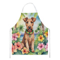 Irish Terrier Luau Apron Cooking Kitchen Server Baking Crafts Gardening for Adult Women Men, Unisex, Large, Multicolor