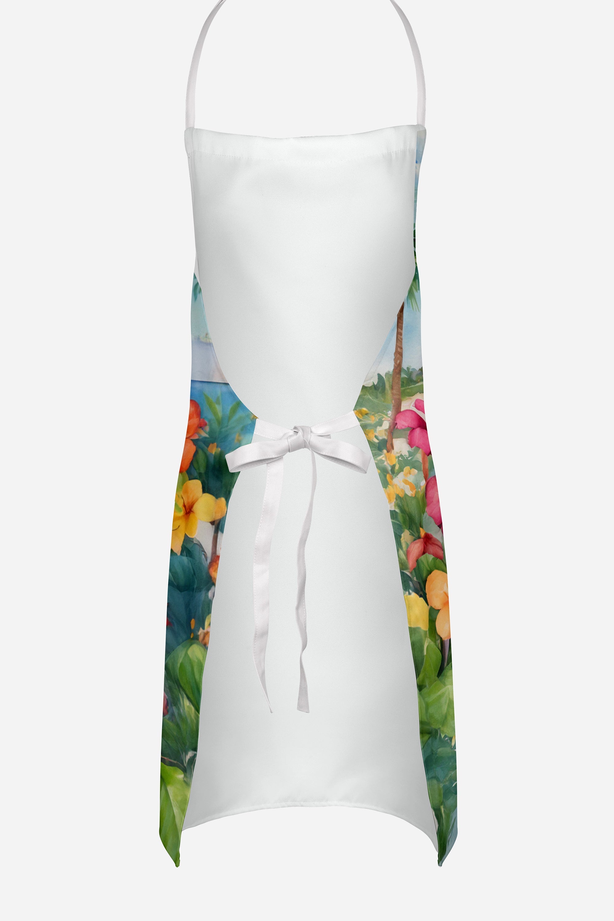 Kuvasz Luau Apron Cooking Kitchen Server Baking Crafts Gardening for Adult Women Men, Unisex, Large, Multicolor