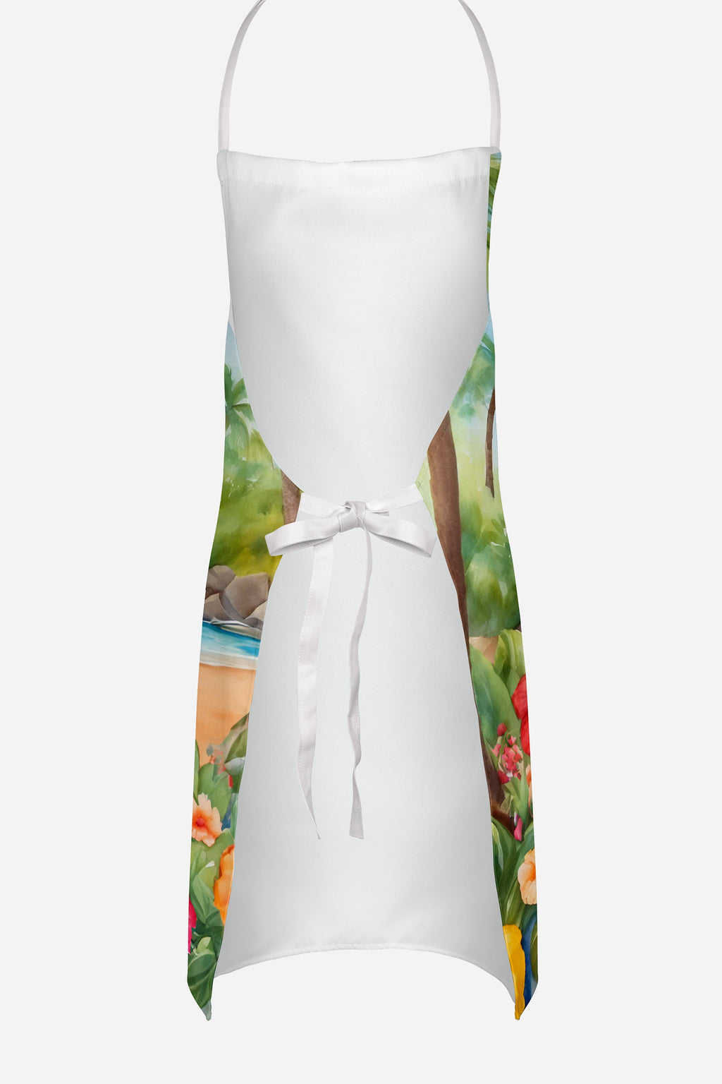 Labradoodle Luau Apron Cooking Kitchen Server Baking Crafts Gardening for Adult Women Men, Unisex, Large, Multicolor