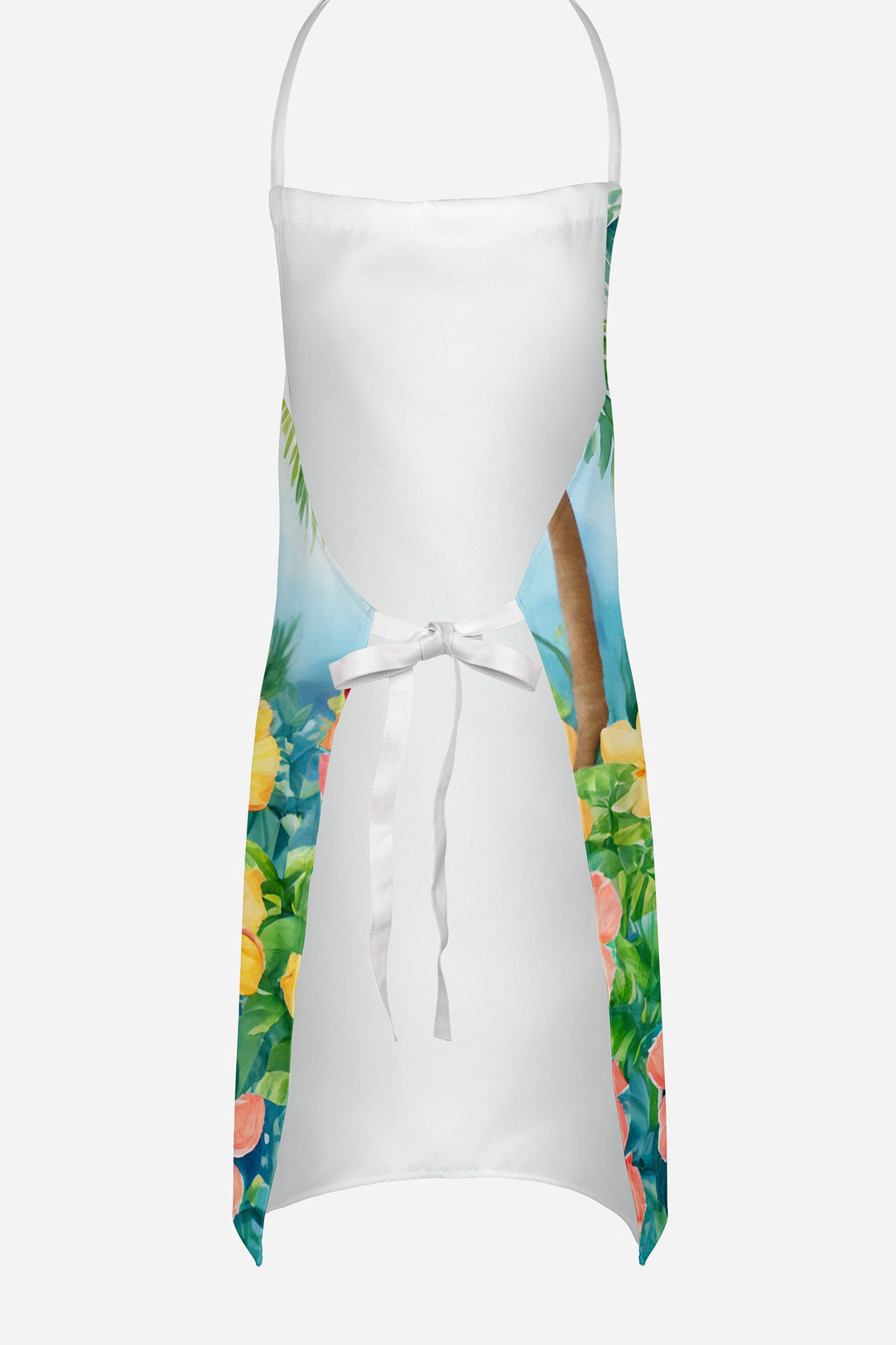 Labradoodle Luau Apron Cooking Kitchen Server Baking Crafts Gardening for Adult Women Men, Unisex, Large, Multicolor