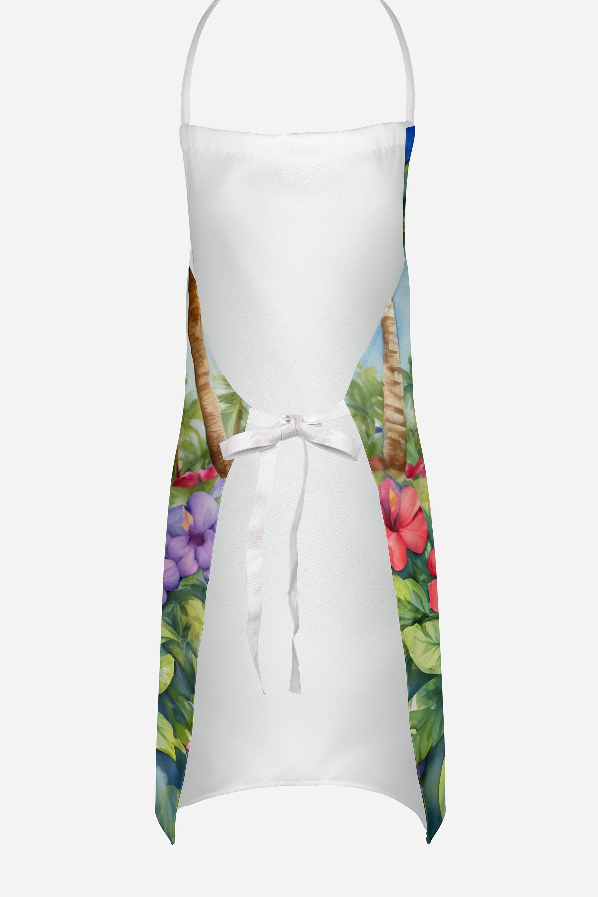 Black Labrador Retriever Luau Apron Cooking Kitchen Server Baking Crafts Gardening for Adult Women Men, Unisex, Large, Multicolor