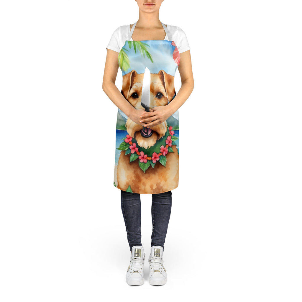 Lakeland Terrier Luau Apron Cooking Kitchen Server Baking Crafts Gardening for Adult Women Men, Unisex, Large, Multicolor