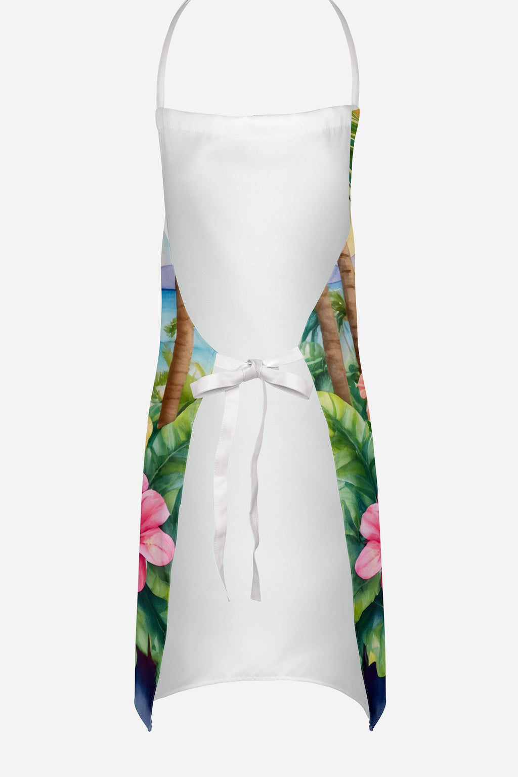 Maltese Luau Apron Cooking Kitchen Server Baking Crafts Gardening for Adult Women Men, Unisex, Large, Multicolor