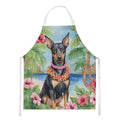 Manchester Terrier Luau Apron Cooking Kitchen Server Baking Crafts Gardening for Adult Women Men, Unisex, Large, Multicolor