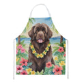 Newfoundland Luau Apron Cooking Kitchen Server Baking Crafts Gardening for Adult Women Men, Unisex, Large, Multicolor