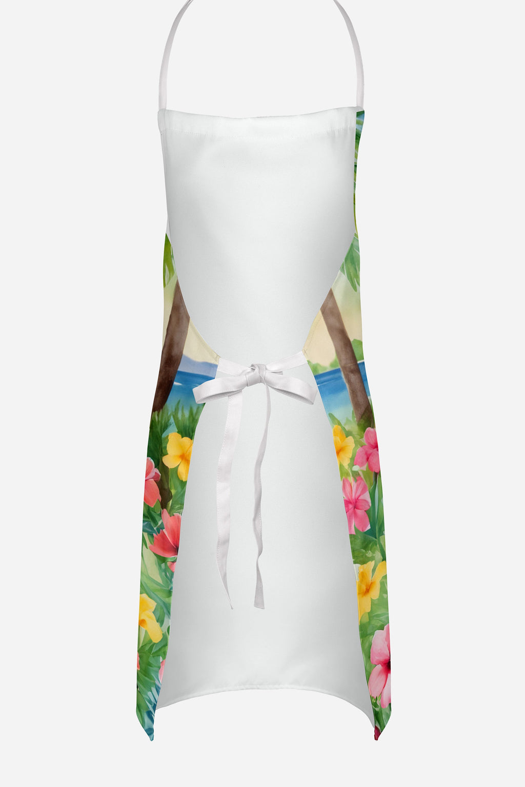 Newfoundland Luau Apron Cooking Kitchen Server Baking Crafts Gardening for Adult Women Men, Unisex, Large, Multicolor