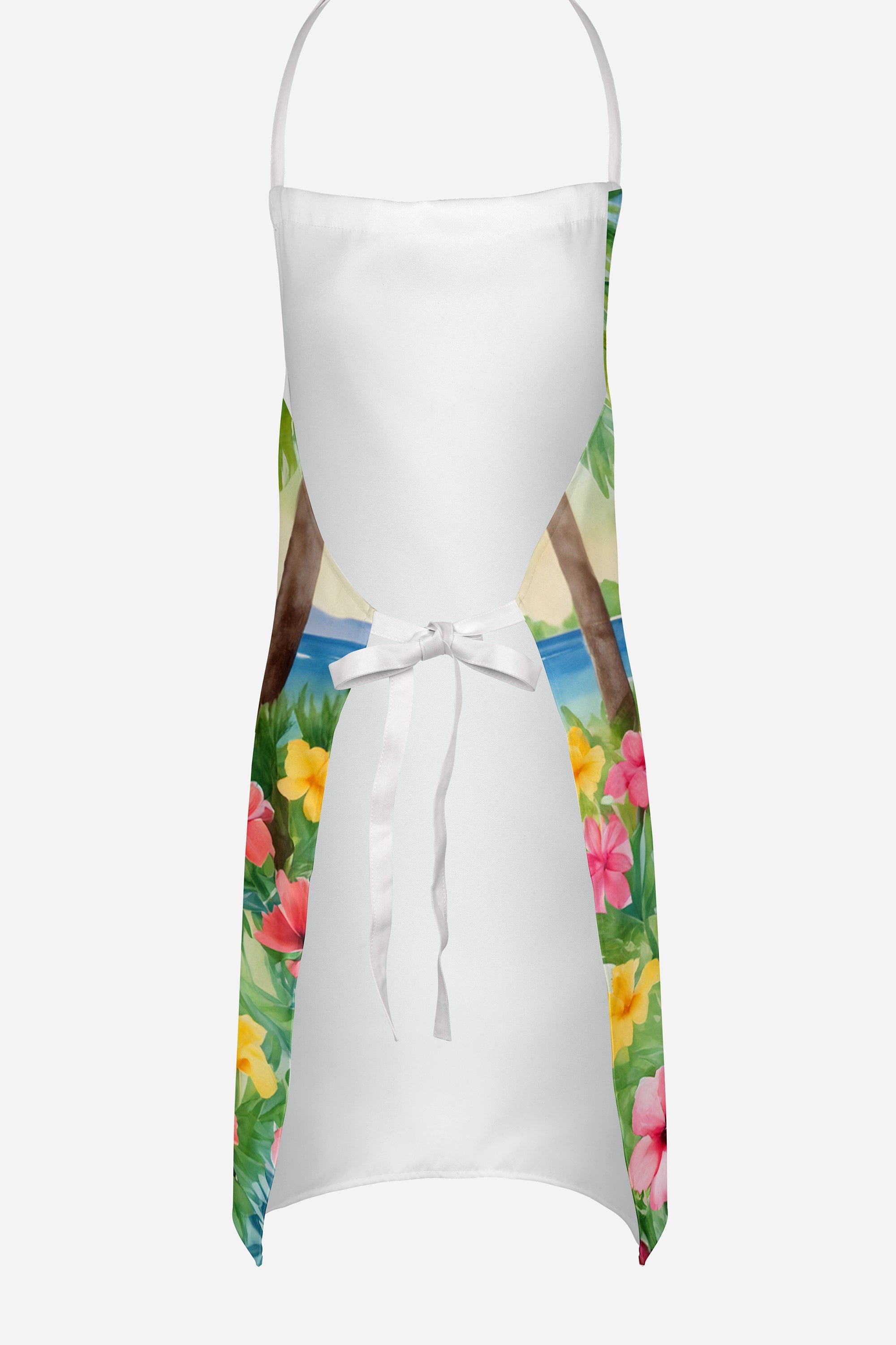 Newfoundland Luau Apron Cooking Kitchen Server Baking Crafts Gardening for Adult Women Men, Unisex, Large, Multicolor