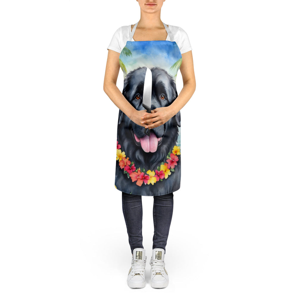 Newfoundland Luau Apron Cooking Kitchen Server Baking Crafts Gardening for Adult Women Men, Unisex, Large, Multicolor
