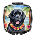 Newfoundland Luau Compact Mirror Decorative Travel Makeup Mirror for Women Girls Gifts Pocket Makeup Mirror Folding Handheld