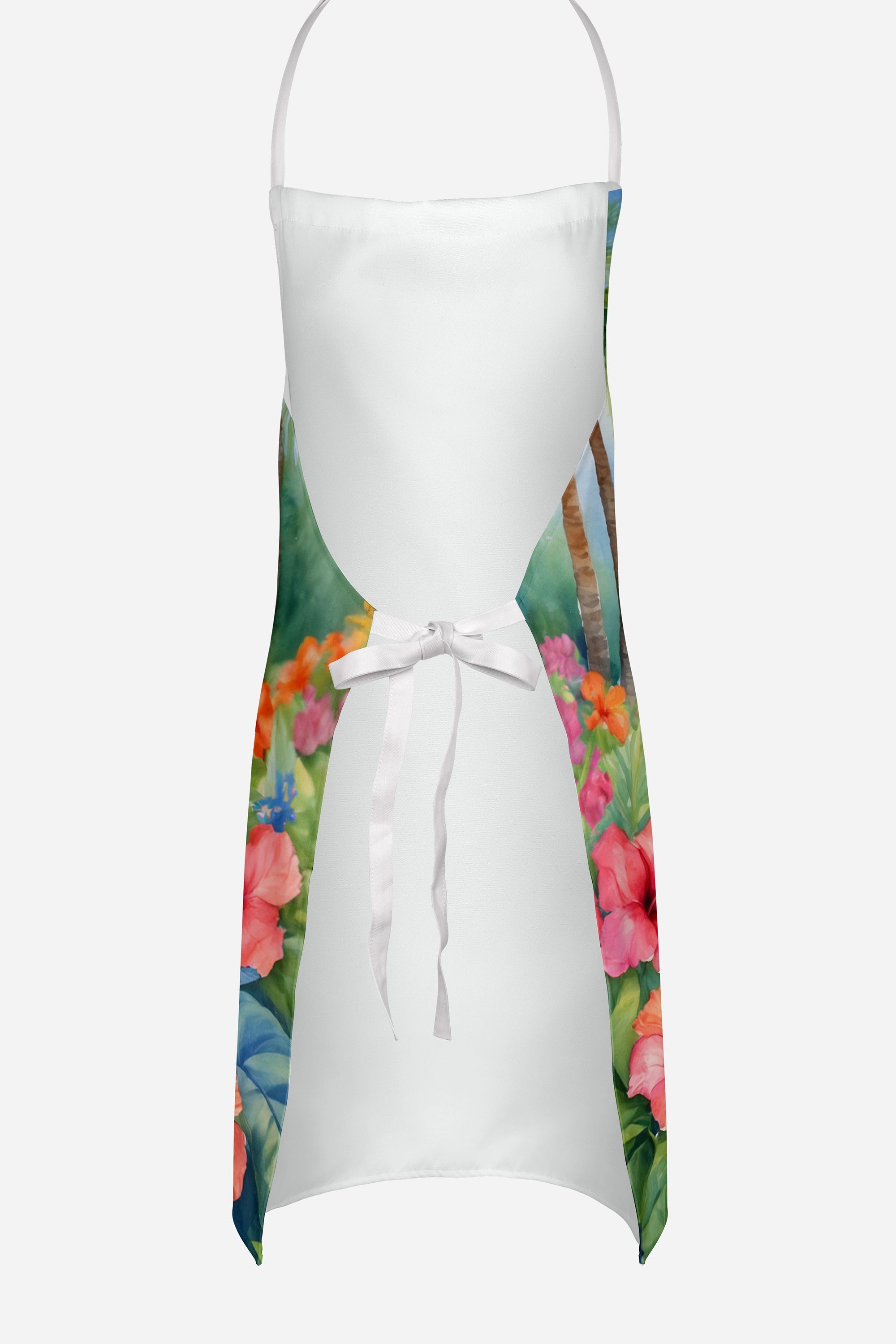 Norwich Terrier Luau Apron Cooking Kitchen Server Baking Crafts Gardening for Adult Women Men, Unisex, Large, Multicolor