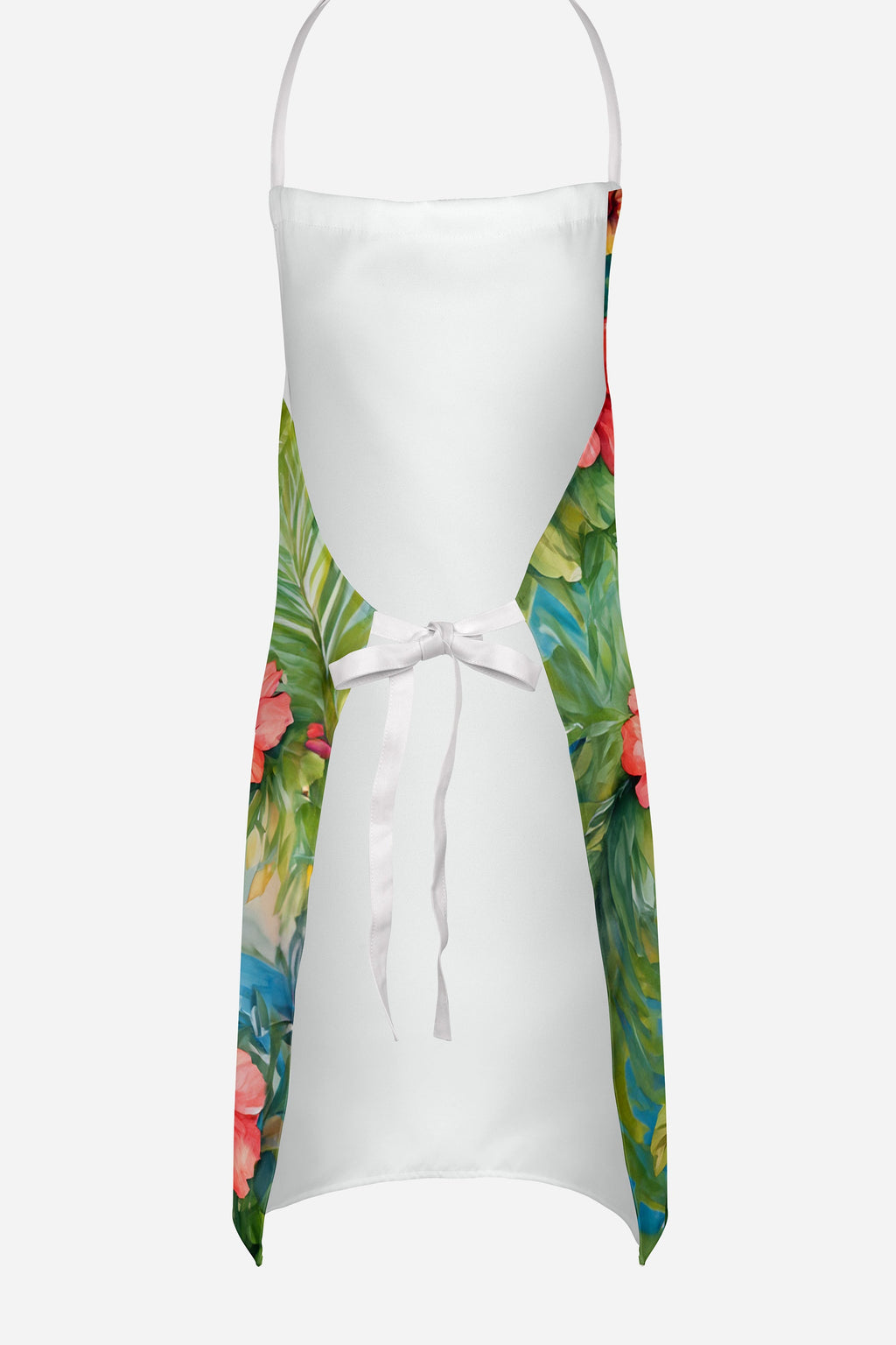 Papillon Luau Apron Cooking Kitchen Server Baking Crafts Gardening for Adult Women Men, Unisex, Large, Multicolor