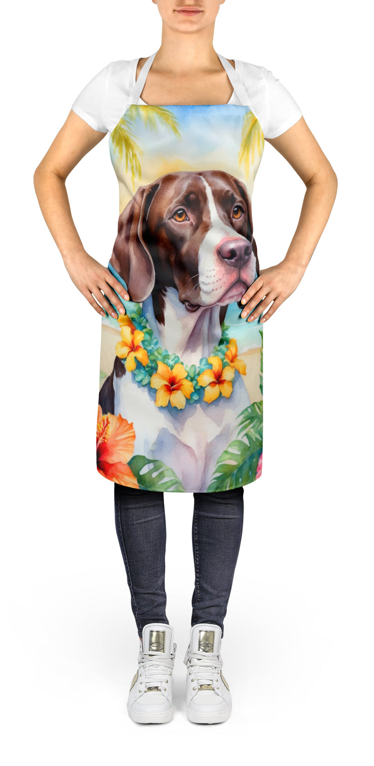 Pointer Luau Apron Cooking Kitchen Server Baking Crafts Gardening for Adult Women Men, Unisex, Large, Multicolor