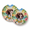 Pointer Luau Set of 2 Cup Holder Car Coasters Absorbent Round Sandstone Coasters Gifts for Men or Women, 2.5, Multicolor