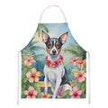 Rat Terrier Luau Apron Cooking Kitchen Server Baking Crafts Gardening for Adult Women Men, Unisex, Large, Multicolor