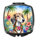 Saluki Luau Compact Mirror Decorative Travel Makeup Mirror for Women Girls Gifts Pocket Makeup Mirror Folding Handheld