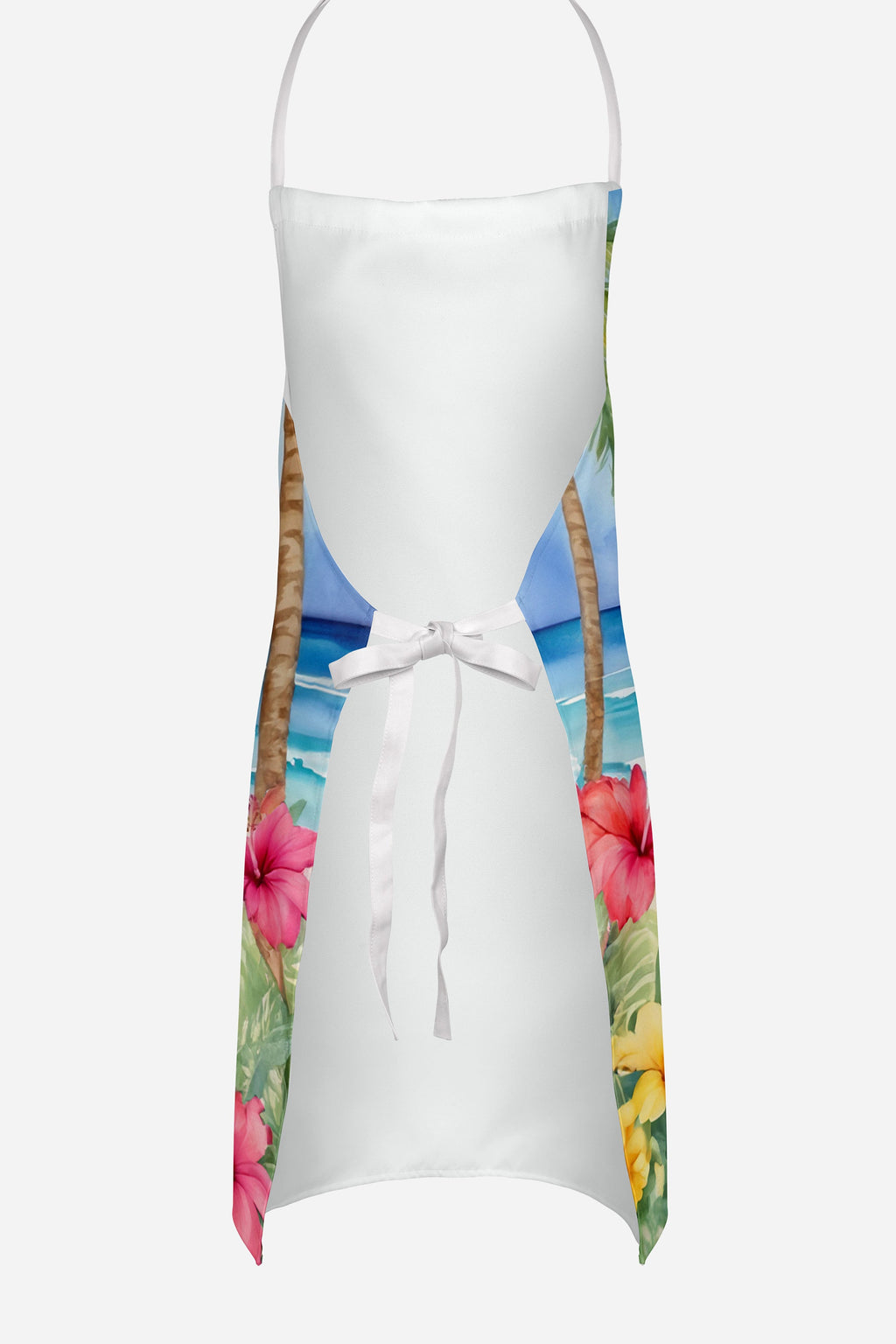 Scottish Deerhound Luau Apron Cooking Kitchen Server Baking Crafts Gardening for Adult Women Men, Unisex, Large, Multicolor