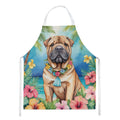 Shar Pei Luau Apron Cooking Kitchen Server Baking Crafts Gardening for Adult Women Men, Unisex, Large, Multicolor